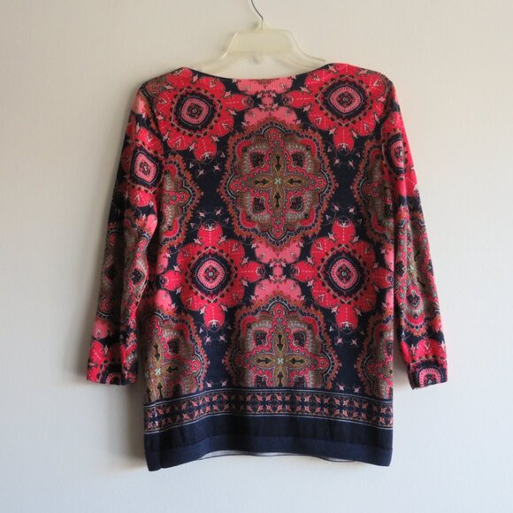 Talbots Petites ¾ Long Sleeves Pure Merino Wool Women’s Casual Knit Top Lp - Picture 5 of 8